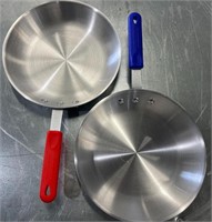 NEW! Bid x2 10" Aluminum Frying Pans