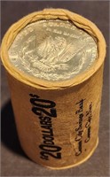 $20 Morgan Dollar Roll 1880 & O Ends BU