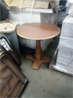Round table and chair