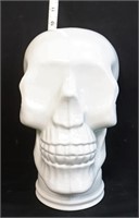 Milk glass skull