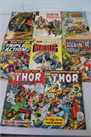 8 Assorted Comic Books & 2 Warload Comics