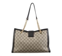 Gucci Medium GG Supreme Padlock Bag