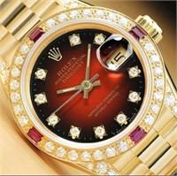 Rolex Ladies President Diamond Watch