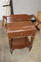 Vintage Wooden Wash Stand, Needs Attention .