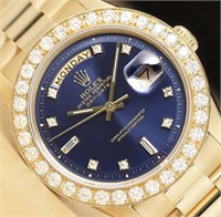 Rolex Men Day-Date 2.50 Ct  Diamond Watch