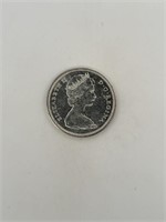 1965 Elizabeth II Canadian 50 Cent Coin