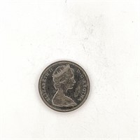 1965 Elizabeth II Canadian 5 Cents Coin
