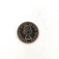 1964 Elizabeth II Canadian 5 Cents Coin