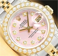 Rolex Ladies Datejust Diamond Watch 1.13 Cts