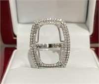 14k Gold Ring Diamond Setting