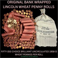 1958-D CH Brilliant Uncirculated Lincoln Wheat Cen
