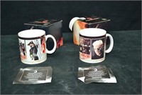 2 Star Tek Genreations Coffee Mugs in Boxes