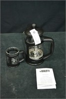 Bialetti 6 Cup French Coffee Press & Cup New
