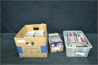 Lg Lot 3 Boxes Various Music CDs in Cases