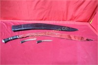 Vtg Gurkha Kukri Fighting Knife Set from India