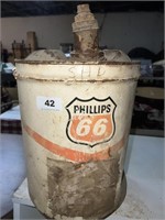 Phillips 66 metal gas can