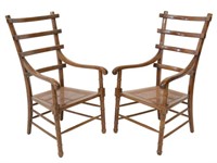 (2) DESSIN FOURNIR COLLECTIONS WAKEFIELD ARMCHAIRS