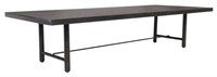 SEGUIN FOR RALPH PUCCI IRON DINING TABLE, 132.25"L