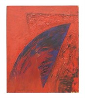 PEREZ CELIS (1939-2008) 'ECO-SISTEMA-RED' 36"x30"