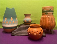 Southwest Pottery, and Vases (Some Signed)