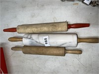 3 rolling pins