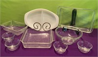 Pyrex Mixing, Baking Dishes (9 pieces)