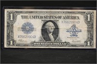 1923 US Currency One Silver Dollar Bill