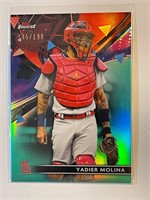 YADIER MOLINA 2021 FINEST TEAL PARALLEL /199