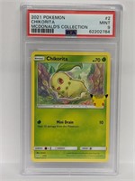 2021 Pokemon McDonald's Collection Chikorita PSA 9