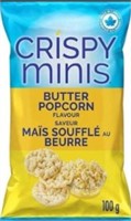 ** Quaker Crispy Minis Butter Popcorn, 12 Pack