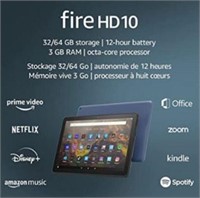Amazon Fire HD 10 tablet, 10.1", 1080p Full HD, 3k