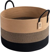 Goodpick XXXLarge Cotton Rope Basket, Woven