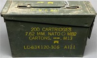 261 rnds 5.56 Ammo in Steel Ammo Can