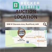 Auction Location: 508 W. Stevens, Rushford, MN 559