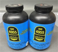 2 - 1 lb Cans IMR 4955 Reloading Powder