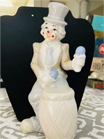 Vintage 1960s Giftkraft porcelain Clown Figurine