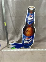 Aluminum Labatt Blue Beer Sign, 18"x28"