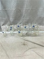 (8) Pabst Blue Ribbon Glass Mugs & Beer Glasses &