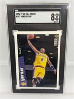 DONATION 1996-97 CC Kobe Bryant Rookie #267 SGC 8