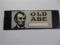 Vintage Abraham Lincoln "Old Abe" Cigar Label