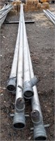 5 Pieces-- 5" X 50' Irrigation Pipe w/ Risers