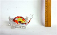 Murano Glass Turtle 4"