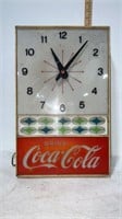 Vintage Coca Cola neon sign clock advertising (