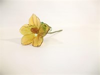 Japanese Glass Flower 9.5"