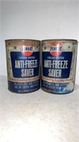 2 Vintage PENRAY Antifreeze Saver cans -unOpened