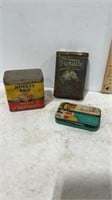 Vintage Tuxedo Tobacco tin, Monkey Grip container