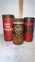 Vintage Justa Tire Patch can Wards Tube Repair