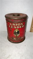 Vintage Union Leader Tobacco Tin