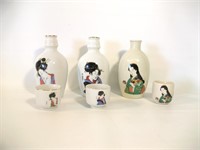 Geisha Sake Bottles