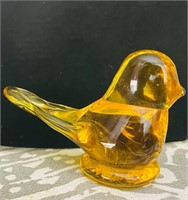 1989 Golden Canary Titan Art Glass Figurine